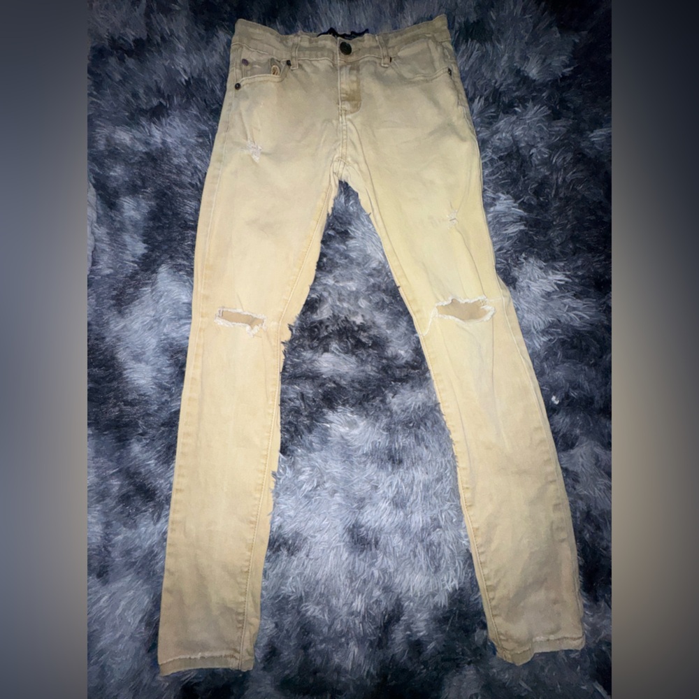 Men's Tan Jeans
